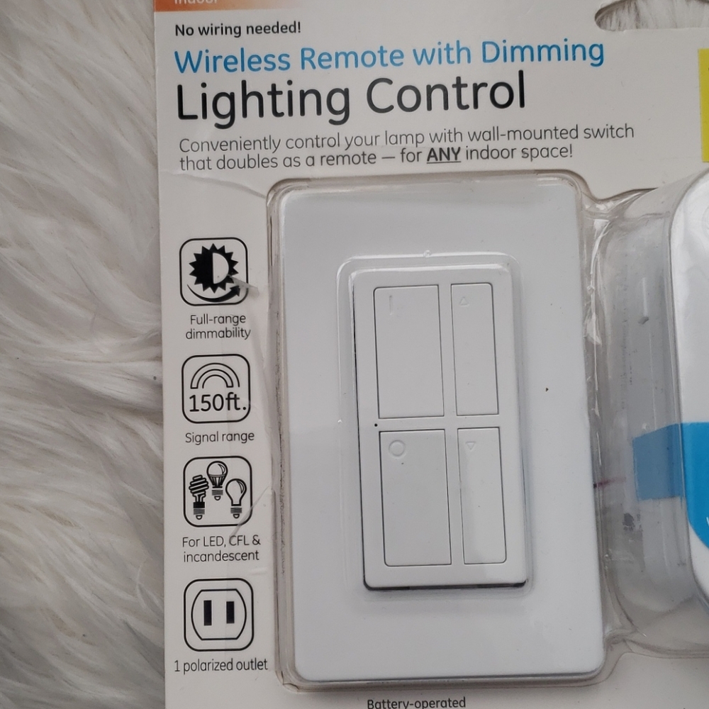 GE Wireless Remote With Dimming Lighting Control